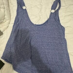 FP Movement by Free People Heathered Blue Tank Top
